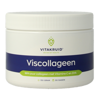 Viscollageen 99% puur collageen vitamine C & zink 130 Gram