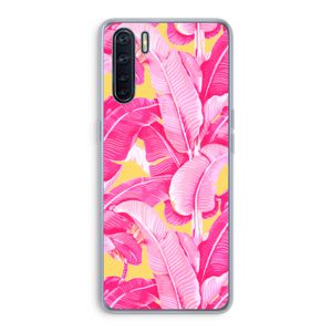 Pink Banana: Oppo A91 Transparant Hoesje