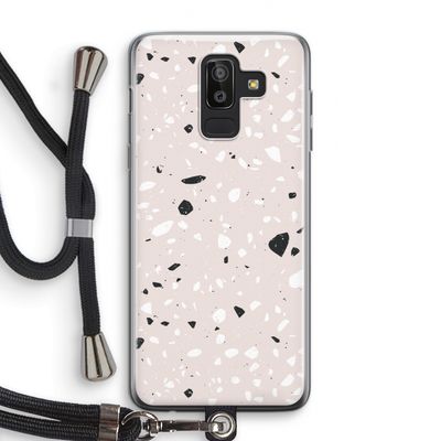 Terrazzo N°20: Samsung Galaxy J8 (2018) Transparant Hoesje met koord
