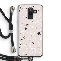 Terrazzo N°20: Samsung Galaxy J8 (2018) Transparant Hoesje met koord