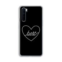 Best heart black: OnePlus Nord Transparant Hoesje