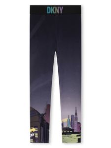 Dkny Kids x Batman legging à imprimé graphique - Noir