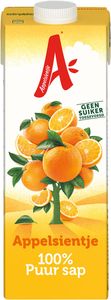 Appelsientje sinaasappelsap 1 l, pak van 12 stuks
