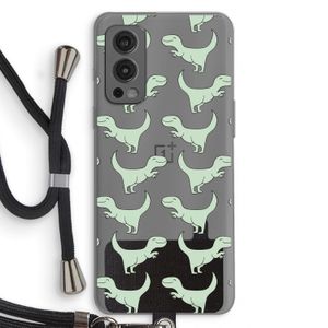 Dinos: OnePlus Nord 2 5G Transparant Hoesje met koord