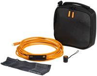 Tether Tools Starter Tethering Kit, Optima 10G, 15&apos; (4.6m), straight orange