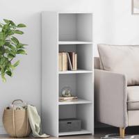 Hoge kast 40x41x124 cm bewerkt hout wit