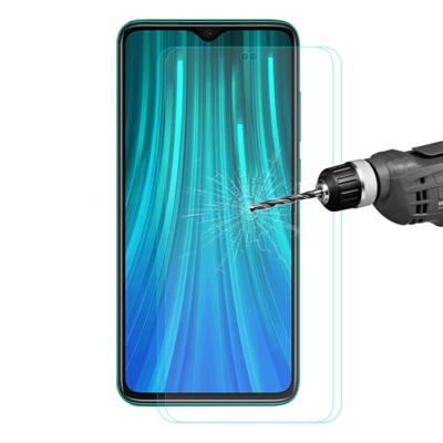 2 stk ENKAY Hat-Prins 0.26 mm 9H 2.5 D gebogen rand gehard glas film voor Xiaomi Redmi Note 8 Pro