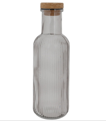 Cosy & Trendy Waterkaraf - Karaf met Kurk - Raya - Grijs - 1 Liter