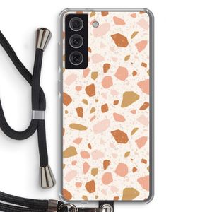 Terrazzo N°18: Samsung Galaxy S21 FE Transparant Hoesje met koord