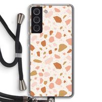 Terrazzo N°18: Samsung Galaxy S21 FE Transparant Hoesje met koord Terrazzo N°18: Samsung Galaxy S21 FE Transparant Hoesje met koord