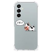 Samsung Galaxy A54 Stevig Bumper Hoesje Cow - thumbnail