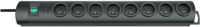 Brennenstuhl Primera-Line stekkerdoos | 8-voudig | Zwart | 2m H05VV-F 3G1,5 | FR/BE - 1153304028