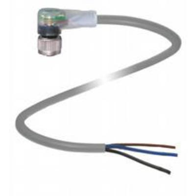 Pepperl+Fuchs 033831 Kabeldoos M12 Aantal polen (sensoren): 3 Bus, haaks 2.00 m 1 stuk(s)