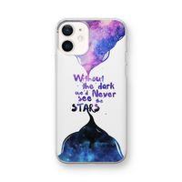Stars quote: iPhone 12 mini Transparant Hoesje