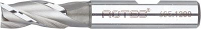 Rotec HSS-E Universeelfrees, ongecoat, ø4 - ø4x11x55xø6mm Z=3 / DIN 844-B / kort - 6050400