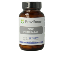 Proviform Zink picolinaat 30mg 100 Vegetarische capsules