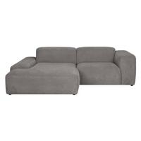 by fonQ Wonder 3-zitshoekbank met Chaise Longue Links - Rib by fonQ Wonder 3-zitshoekbank met Chaise Longue Links - Rib