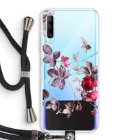 Mooie bloemen: Huawei P Smart Pro Transparant Hoesje met koord