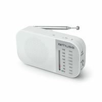 Radio Muse M-025 RW Wit (Wit) Geschenkbox (Geschenkbox)