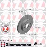 Remschijf Coat Z 590256520