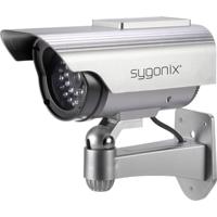 Sygonix SY-3420674 Dummy-camera Met zonnepaneel, Met knipperende LED