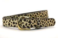 Take It Leren Riem 3 cm Cheetah