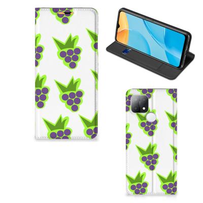 OPPO A15 | Flip Style Cover | Druiven