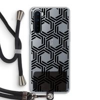 Geometrisch patroon: OnePlus Nord Transparant Hoesje met koord