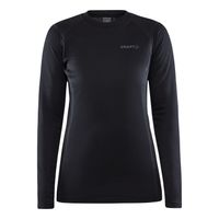 Craft Core warm baselayer shirt lange mouw zwart dames XL