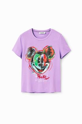 Arty T-shirt met Mickey Mouse - RED - M
