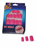 Nagels fluor roze - thumbnail