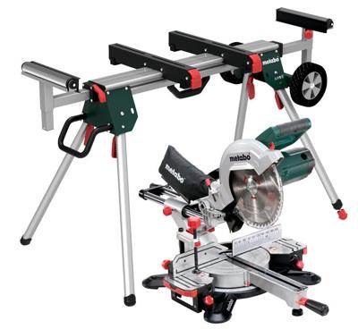 Metabo afkortzaag kgs 305 m met trekfunctie + ksu 251 onderstel