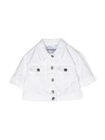 DONDUP KIDS veste en jean à manches courtes - Blanc