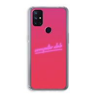Vice Glow: OnePlus Nord N10 5G Transparant Hoesje