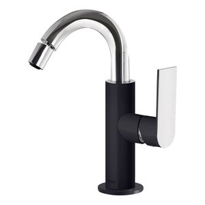 Bidetkraan Tres Loft | Opbouw | Mengkraan | 1-hendel | Rond | Zwart chroom