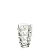 J-Line Bubbel Longdrink glas - drinkglas - transparant - 6x - thumbnail