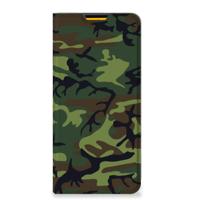 Samsung Galaxy M52 | Hoesje met Magneet | Army Dark