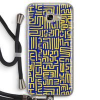 Majorelle Blue Print: Samsung Galaxy A5 (2017) Transparant Hoesje met koord