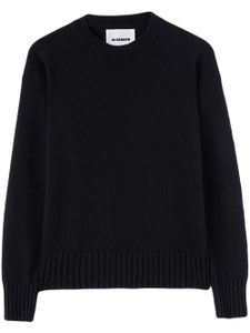 Jil Sander pull en cachemire à col rond - Noir