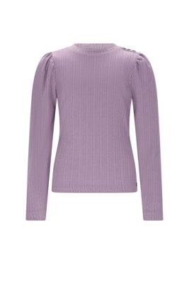 NoNo winter jersey t-shirt meisjes - groen - Kiva - gebreid