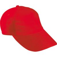 Kinder baseball caps rood