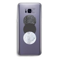 Marmeren cirkels: Samsung Galaxy S8 Transparant Hoesje