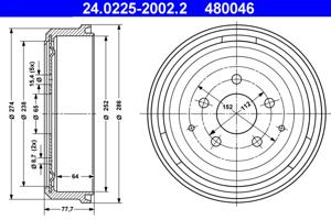 ATE Remtrommel 24.0225-2002.2