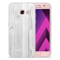 Samsung Galaxy A3 2017 | Bumper Hoesje | White Wood