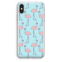 Anything Flamingoes: iPhone XS Max Transparant Hoesje