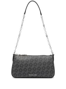 Michael Michael Kors sac porté épaule monogrammé à plaque logo - Noir