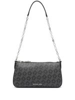 Michael Michael Kors sac porté épaule monogrammé à plaque logo - Noir