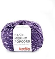 Katia Basic Merino Popcorn 100 Violet-Wit