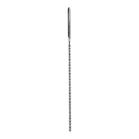 Ouch! by Shots Stainless Steel Ribbed Dilator - 0.2 / 6 mm - thumbnail