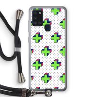 8-bit N°10: Samsung Galaxy A21s Transparant Hoesje met koord